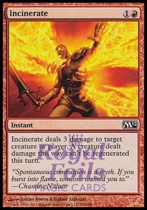 Incinerate 2x FOIL MTG M12 Magic 2012 Core Set Common MINT red - Picture 1 of 1