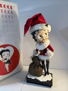 RARE Betty Boop Holiday Betty Syd Hap 1999 Danbury Mint Santa Christmas Vintage - Picture 1 of 12