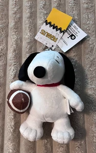 PEANUTS FOOTBALL SNOOPY PLUSH BAG CHARM-4" TALL-NWT! - Picture 1 of 1