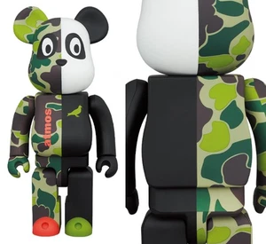 Atmos Staple 3 400 Bearbrick Figure Used - Picture 1 of 4