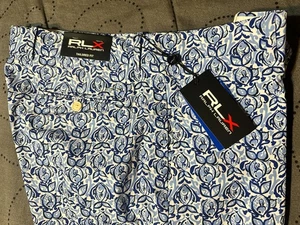 Ralph Lauren RLX MASSGESCHNEIDERTE GOLFSHORTS FISCHDRUCK GRÖSSE 34 HERREN NEU MIT ETIKETT $ 115,00 - Bild 1 von 5