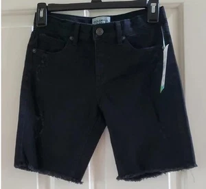 Boys Colorful Planet Black Distressed Denim Shorts Size 10 12 14 16 18 20 NWT - Picture 1 of 1