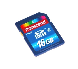 Transcend 16GB Class 6 SDHC Flash Memory Card TS16GSDHC6 - Picture 1 of 1