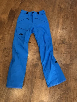 NORTH FACE MENS XS SKI Snow PANTS SNOWBOARD BLUE - Image 1 of 4