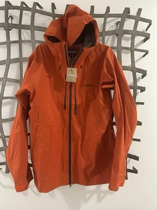 New Patagonia patagonia M10 Storm Jacket Hiking Rain Mens XL Pollinator Orange - Picture 1 of 3