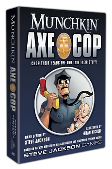 Munchkin Axe Cop Sjg4401 Steve Jackson Games