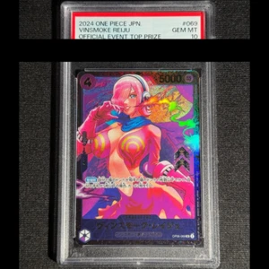 One Piece Card PSA10 Vinsmoke Reiju Flagship Winner Victory Souvenir OP06-069 JP - Bild 1 von 2
