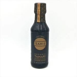 San-J Organic Tamari Gluten Free Soy Sauce 10 oz /296 ml - Picture 1 of 4