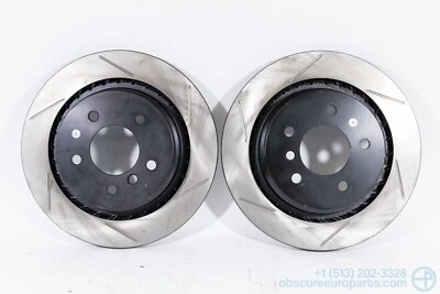 Новый из старых запасов комплект ротора заднего тормоза с прорезями питания для BMW E36 M3 1995-1999 годов выпуска - Изображение 1 из 4