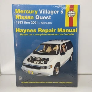 Mercury Villager Nissan Quest 1993-2001 Haynes Repair Manual 64200 New Sealed - Picture 1 of 4