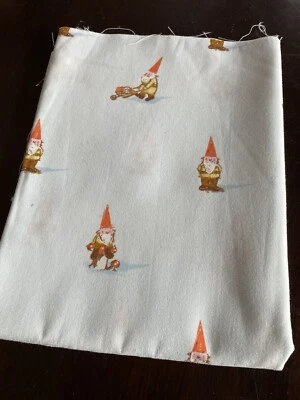 Heather Ross Gnomes Original  Lightning Bugs OOP HTF 14” Almost Half Yard - Image 1 of 3