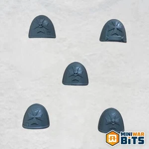 Primaris Crusader Initiates Shoulder Pad Bits - Warhammer 40k Black Templars - Picture 1 of 1