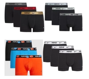 Nike 3 pack Mens Cotton Stretch Comfort DRI FIT Trunks Boxer Short S M L XL - Picture 1 of 47