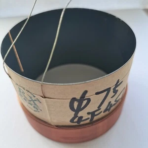 1 Stck. ID: 75 mm 4F 4 Ohm Horn Schwingspule für Tieftöner Basslautsprecher - Bild 1 von 3