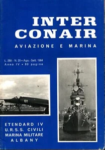 INTERCONAIR AUG 64 ETENDARD IVM USS ALBANY BOMARC F-4 PHANTOM USN USMC VF VMF (aw - Bild 1 von 2