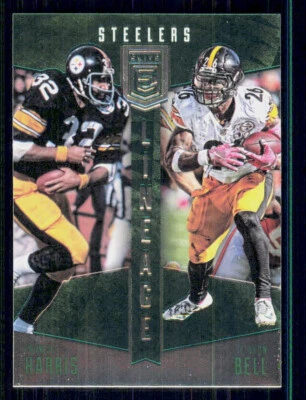 2016 Donruss Elite Lineage #LN-HB Harris / Le'Veon Bell Pittsburgh Steelers - Image 1 of 2