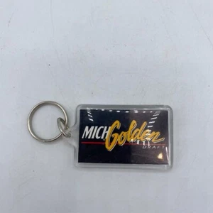 RARE 1993 Anheuser-Busch Michelob Mich Golden Draft 2" Long Acrylic Keychain - Picture 1 of 2