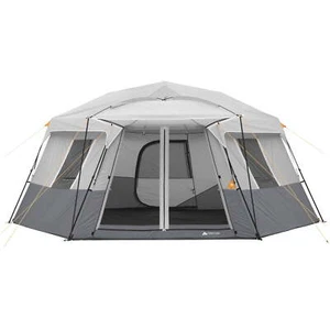 Ozark Trail 17' x 15' Person Instant Hexagon Cabin Tent, Sleeps 11 - Picture 1 of 15