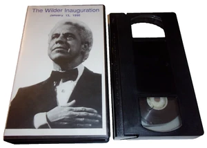 ¡Raro! Douglas Wilder Inauguración VHS 13/01/1990 Gobernador EE. UU. Histórico - Imagen 1 de 8