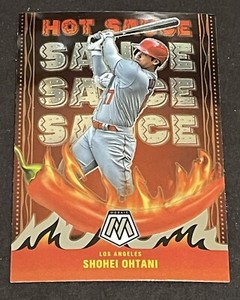 2022 Panini Mosaic Hot Sauce Insert #HS-6 SHOHEI OHTANI ERROR MISCUT
