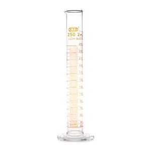250ml,Glass Measuring Cylinder With Graduati,Length 315mm,Dia 43mm,Top Quanlity - Picture 1 of 8