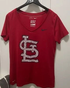 THE NIKE TEE Cardenales de San Luis Béisbol Manga Corta Material Absorbente Grande - Imagen 1 de 6