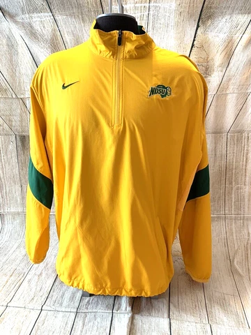 NDSU North Dakota State University Bison 1/4 zip jacket Nike Men's LARGE Cover