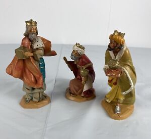 FONTANINI Heirloom Nativity Three Wise Men Kings Balthazar Melchior Gaspar 1992