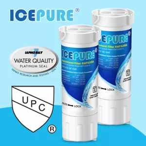 Fit For GE XWF WR17X30702 GBE21 GDE21 Refrigerator Water Filter ICEPURE 2 Pack - Picture 1 of 11