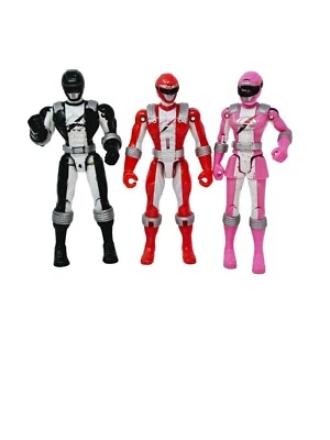 Lote 3 figuras de acción Bandai Mighty Morphin Power Rangers Operation Overdrive Foto 1 de 4