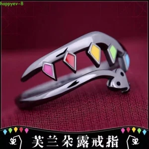 Ciondolo Anello Dito Argento Touhou Project Flandre Scarlet Anime S925 Regolabile - Foto 1 di 11