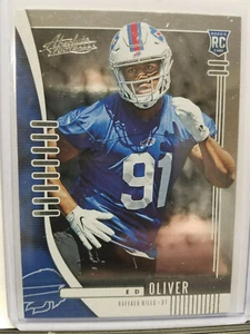 Ed Oliver 2019 Absolute Football RC #144 Rookie Card - Buffalo Bills QTY - Picture 1 of 2
