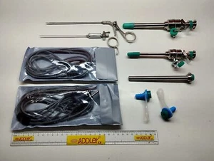 ADDLER LAPAROSCOPIC PORT CLOSURE TROCAR WITH CANNULA REDUCER CABLE SET OF 9PCS - Picture 1 of 6