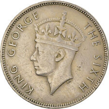 [#958084] Moneta, Mauritius, Jerzy VI, rupia, 1950, VF, miedź-nikiel, KM: