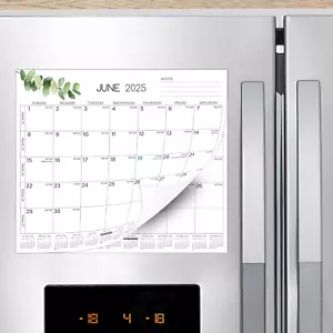 2025-2026 Magnetic Calendar for Refrigerator - 18 Monthly Calendar from Jan 2025 - Picture 1 of 12