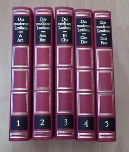 Bücher-Band, 5 Bände, Das moderne Lexikon - Bild 1 von 3