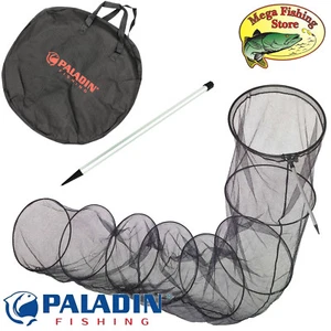 PALADIN Fishing Setzkescher 3,50m - inkl. Tasche & Alu-Stab - Angel Setz Kescher