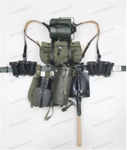 In Us Ww2 Wwii Equipment Mp44/mp40/98k Canvas Field Gear Package 11 Piece - Picture 1 of 2