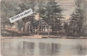 c. 1912 NORTH BERWICK, ME, CAMP IDLE HOUR POSTCARD - Picture 1 of 1