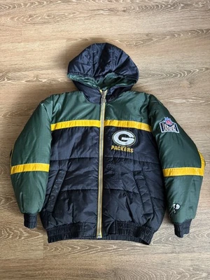 Chaqueta De Colección Años 90 Reversible Pro Player Green Bay Packers Juvenil Talla M  Foto 1 de 4