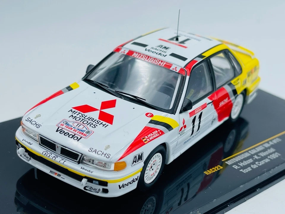 TOP PRICE ! IXO RAC223 MITSUBISHI Galant VR-4 n°11 Tour de Corse 1991 1.43 - Photo 1/4