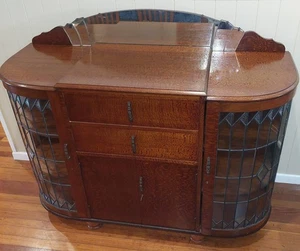 Gorgeous solid vintage art deco sideboard - Picture 1 of 9