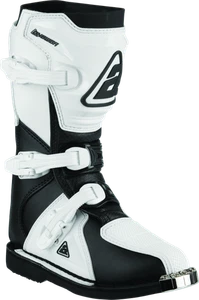 Answer 446652 AR1 Boots Black/White Youth Size - 6 - Picture 1 of 1