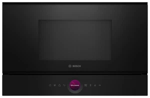 Bosch Serie 8 BER7321B1 Einbau-Mikrowelle 900 W Größe: mittel 5 Stufen (Schwarz) - Bild 1 von 4