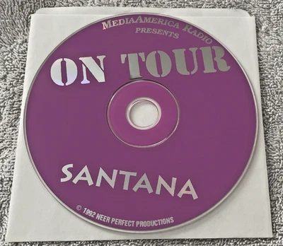 Media America Radio Presents Santana  "On Tour" Radio Show CD Broadcast 1992 - Image 1 of 4