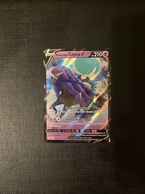 Shadow Rider Calyrex V SWSH131 SWSH: Sword & Shield Promo Cards Holo - Image 1 of 4