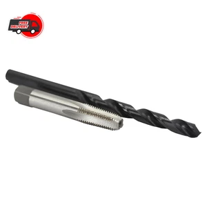 Drill America 1/8" Carbon Steel NPT Pipe Tap and R High Speed Steel Drill Bit - Picture 1 of 11