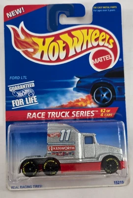 1996 HOT WHEELS RACE TRUCK SERIES ** FORD LTL ** #381 1:64 - Image 1 of 4