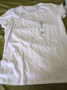 Ladies Sz 2XL Plain White Tshirt Fruit Of Loom - Picture 1 of 2