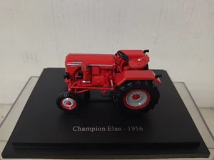 CHAMPION ELAN 1956 RED TRACTOR/FARMER 1:43 UH HACHETTE - Imagen 1 de 3